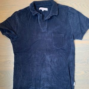 ORLEBAR BROWN
Terry Cotton Polo Shirt